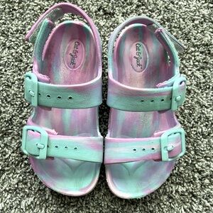 Tie dye sandals